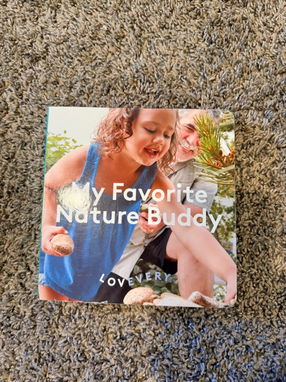 Lovevery My Favorite Nature Buddy Board Book - Blue Cover
